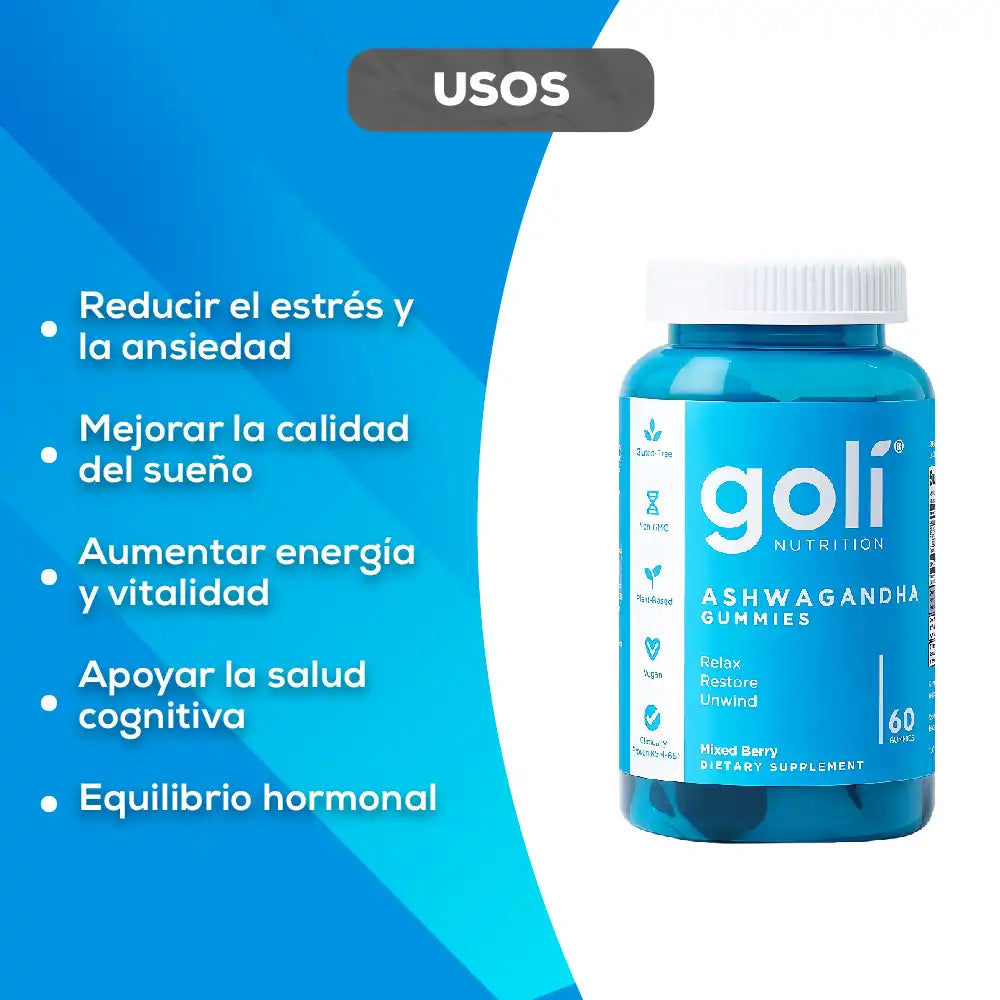 GOMAS GOLI NUTRITION CON ASHWAGANDHA
